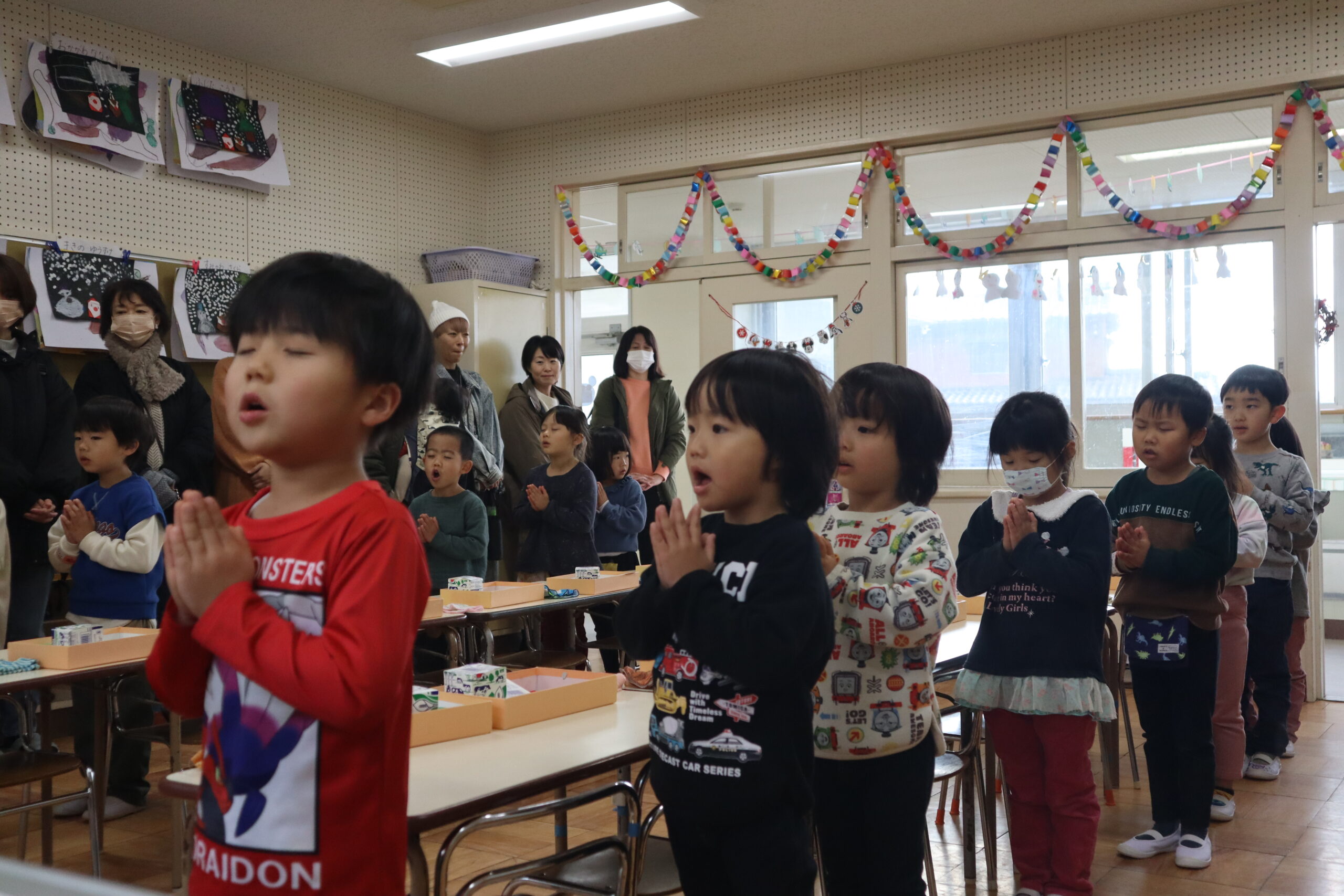 きりん組保育参観・給食試食会 - 鵜沼東保育所